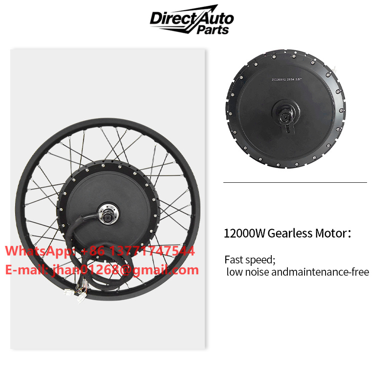 Achterwielnaafmotor 6000w 8000 - 12000W Electric Motorcycle Hub Motor recensie en prijs