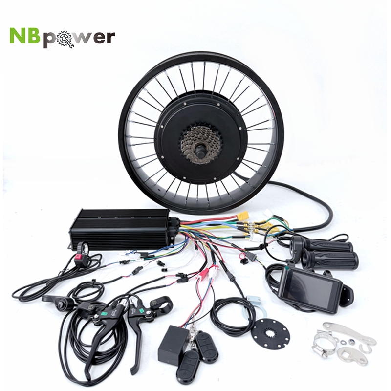 NBpower 170/190mm Dropout 48-7 - 5000W Hub Motor Kit 72V recensie en prijs
